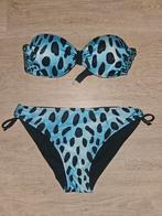 Bandeau bikini met voorgevormde cup push up maat 38 maat s/m, Ophalen, Zo goed als nieuw, Bikini