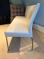 Wit leren eetkamerbank, Huis en Inrichting, Ophalen