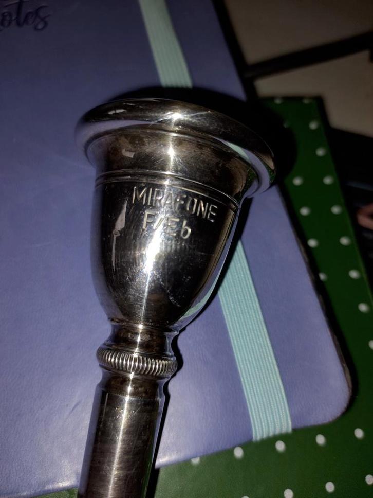 Mirafone F/Eb Tuba Mondstuk, Muziek en Instrumenten, Instrumenten | Toebehoren, Gebruikt, Tuba, Ophalen of Verzenden