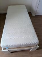 Wit eenpersoonsbed 90x200 cm incl. matras, Huis en Inrichting, Ophalen, 90 cm, Eenpersoons, Wit
