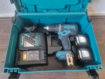Makita accu boormachine set + 2x 5ah accu + systainer beschikbaar voor biedingen