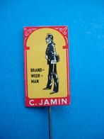 Speldje van C. Jamin (brandweerman ) C. Jamin - Rotterdam, Verzamelen, Speldjes, Pins en Buttons, Verzenden, Zo goed als nieuw
