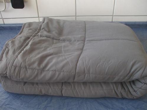 Verzwaringsdeken, Huis en Inrichting, Slaapkamer | Beddengoed, Gebruikt, Deken of Dekbed, Eenpersoons, Grijs, Ophalen of Verzenden