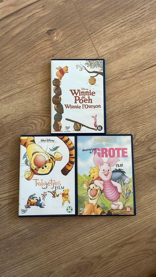 Films van Winnie de Poeh, Teigetje en Knorretje., Cd's en Dvd's, Dvd's | Tekenfilms en Animatie, Zo goed als nieuw, Alle leeftijden