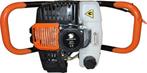 Grondboormachine 52cc incl. 3 boren- Nieuw, Tuin en Terras, Hand-tuingereedschap, Grondboor, -, -, Nieuw