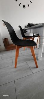 4 zwarte eetkamerstoelen van de ikea, Ophalen, Zo goed als nieuw, Zwart, Vier