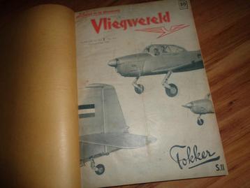 Ingebonden 1949 Vliegwereld vliegtuig luchtvaart straaljager