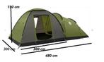 Tunneltent Coleman Raleigh 5, Ophalen, Gebruikt, Tot en met 3
