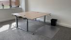 Gispen bureau 180 x 80 cm en 140 x 80., Huis en Inrichting, Bureaus, Ophalen, In hoogte verstelbaar, Gebruikt, Bureau