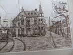 Noordwijk Binnen Mooie losse ets/litho Jan Klinkenberg, Antiek en Kunst, Ophalen