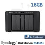 Synology DiskStation DS1515+ 16GB refurbished met DSM 7.2.2!, Computers en Software, NAS, Info@synology.com, Synology, Refurbished