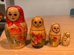 Set van 4 vintage Russische Matroesjka Baboesjka nestpoppen, Ophalen of Verzenden