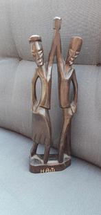 houten beeldje 32 cm hoog, Ophalen of Verzenden