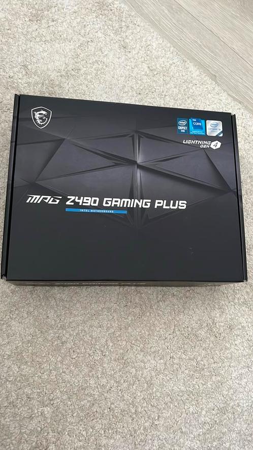 MSI MPG Z490 GAMING PLUS, Computers en Software, Moederborden, Nieuw, DDR4, Ophalen