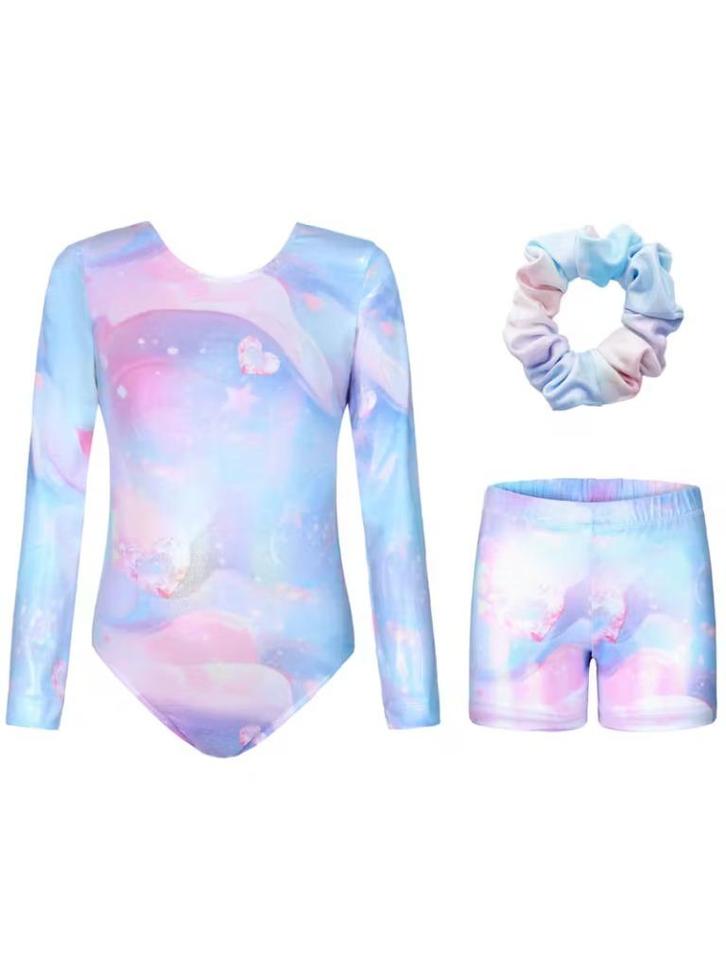 Turnpakje turnbroekje blauw 110 116 122 128 134 140 146 152, Sport en Fitness, Turnen, Nieuw, Turnpak(je), Kindermaat 122 t/m 140