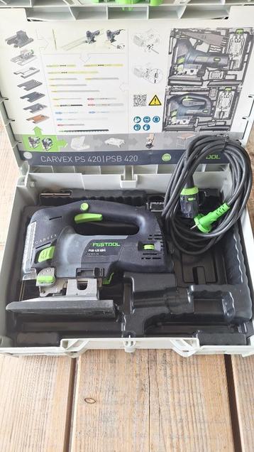 2x Festool PSB 420 EBQ Carvex Decoupeerzaag beschikbaar voor biedingen