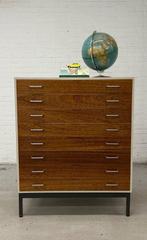 Vintage Papierkast Schoolkast Architectenkast, Huis en Inrichting, Ophalen, Gebruikt, ., 50 tot 100 cm