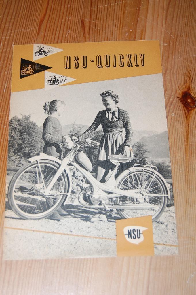 NSU Quickly, Fietsen en Brommers, Handleidingen en Instructieboekjes, Ophalen of Verzenden