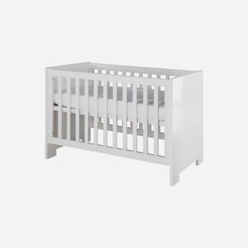 Ledikant - Hoog glanswit 60*120 incl. aerosleepmatras beschikbaar voor biedingen