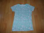 Mooi groen/wit/roze t-shirt van de HEMA, maat 146/152 NIEUW!, Meisje, Nieuw, Ophalen of Verzenden, Shirt of Longsleeve