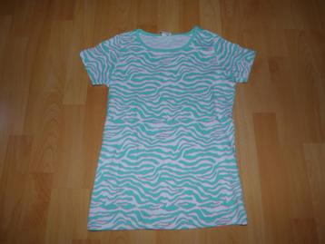 Mooi groen/wit/roze t-shirt van de HEMA, maat 146/152 NIEUW! beschikbaar voor biedingen