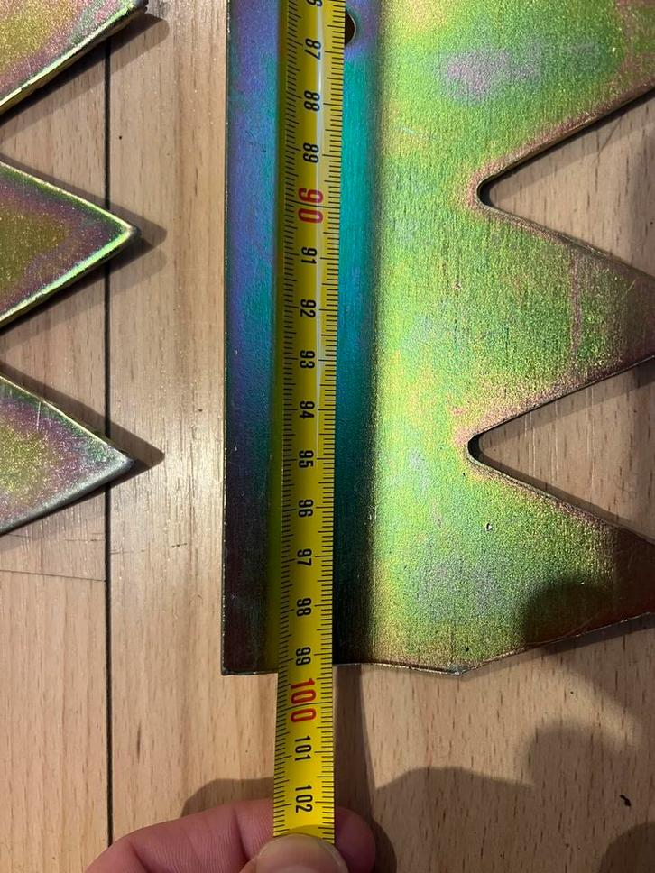 5 x Anti inklimstrip / Anti Inklim strip ( zwaar metaal), Doe-het-zelf en Verbouw, Hang- en Sluitwerk, Zo goed als nieuw, Overige typen