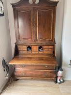 secretaire kast met kuif, Huis en Inrichting, Ophalen, Gebruikt, 100 tot 150 cm, 200 cm of meer