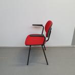 Ahrend Cirkel retro stoel - rode stof (vlekken), Huis en Inrichting, Stoelen, Gebruikt, Stof, Eén, Ophalen