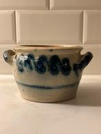 Mooie keulse pot blauw inmaakpot, Antiek en Kunst, Antiek | Keramiek en Aardewerk, Verzenden