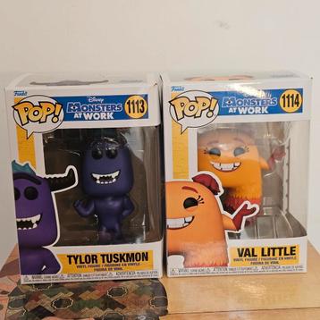 Funko pop (val little 1114 & tylor tuskmon 1113) beschikbaar voor biedingen