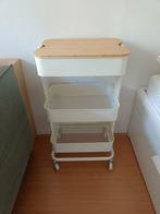 Ikea rolkar / Trolley RÅSKOG / NORRÅVA, Huis en Inrichting, Woonaccessoires | Krantenbakken en Lectuurbakken, Ophalen, Zo goed als nieuw