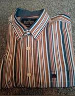 Katoenen overhemd Bartlett, gestreept, Kleding | Heren, Overhemden, Bruin, Bartlett, Ophalen of Verzenden, Zo goed als nieuw