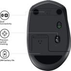 Logitech M590 Multi-Device - Silent Draadloze Muis - Zwart, Ergonomisch, Logitech, Info@currentcomponents.nl, Nieuw