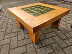 salontafel, Huis en Inrichting, Tafels | Salontafels, Gebruikt, 100 tot 150 cm, Eikenhout, Minder dan 50 cm