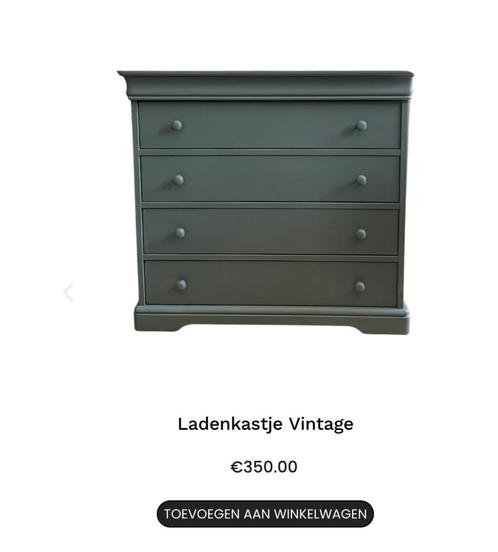 LAdenkast, Huis en Inrichting, Kasten | Ladekasten, Gebruikt, Minder dan 100 cm, 50 tot 100 cm, 25 tot 50 cm, 3 of 4 laden, Ophalen of Verzenden