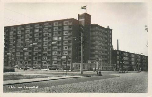 (388-539-043) Schiedam Grensflat, Verzamelen, Ansichtkaarten | Nederland, Zuid-Holland, Verzenden
