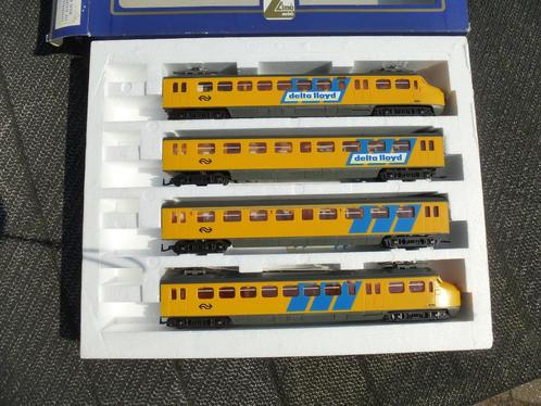 H0 DC Lima Hondekop Mat54 NS 728 DeltaLoyd, Hobby en Vrije tijd, Modeltreinen | H0, Nieuw, Treinset, Gelijkstroom, Lima, NS, Ophalen of Verzenden