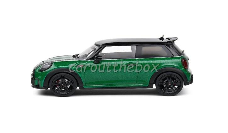 Mini Cooper JCW 2023 groen 1:43 Solido Sol125, Hobby en Vrije tijd, Modelauto's | 1:43, Nieuw, Auto, Solido, Verzenden