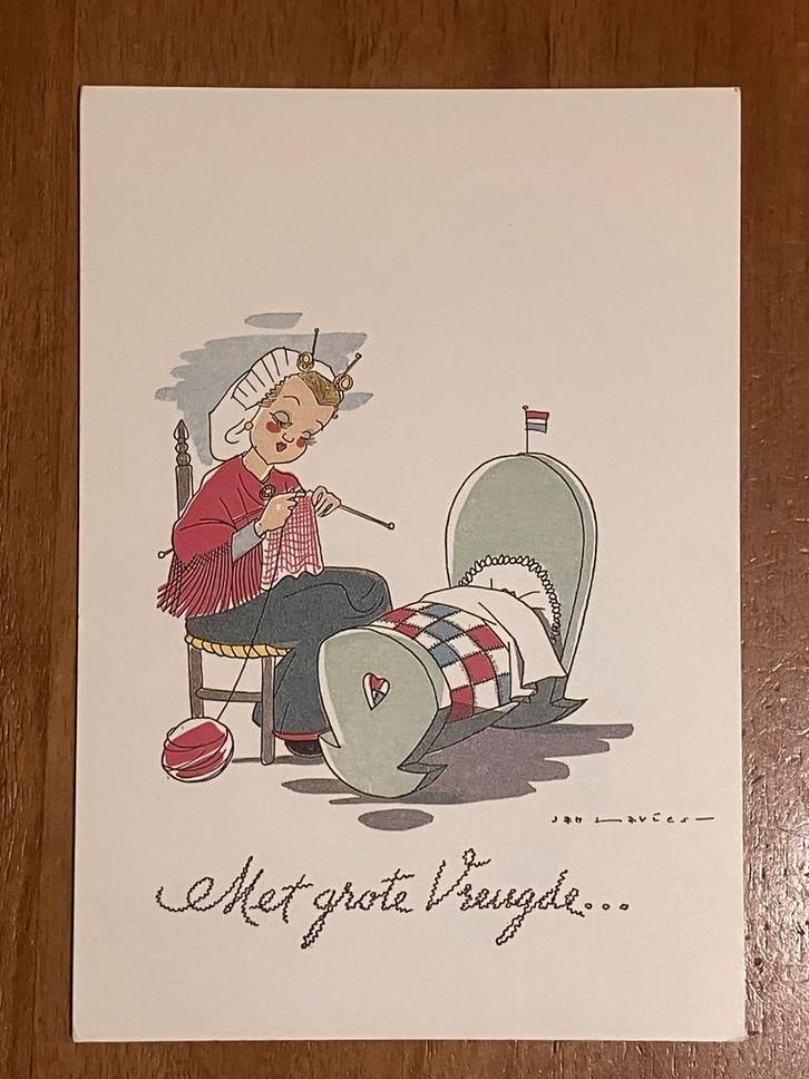 Jan Lavies 1994 / Untitled, 1961. Met Grote Vreugde…, Verzamelen, Ansichtkaarten | Themakaarten, Ongelopen, 1980 tot heden, Ophalen of Verzenden