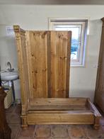 Antieke Grenen Kast met Planken  Demontabel, Antiek en Kunst, Ophalen