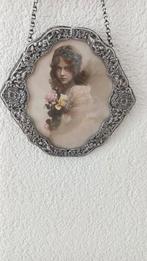 Fraaai antiek zilveren fotolijstje, Antiek en Kunst, Antiek | Goud en Zilver, Ophalen of Verzenden