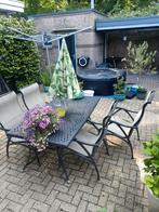 Tuinset aluminium dining set, Ophalen, 4 zitplaatsen, Gebruikt, Aluminium