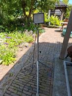 Bouwlamp met aluminium statief, Doe-het-zelf en Verbouw, Bouwverlichting, Ophalen, Gebruikt, Met statief, Lamp met armatuur