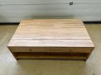 Jan des Bouvrie Salontafel Eikenhout, Ophalen, Gebruikt, 100 tot 150 cm, Eikenhout