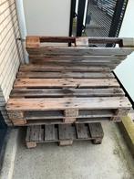 Gebruikte houten pallets - ideaal voor hergebruik!, Doe-het-zelf en Verbouw, Hout en Planken, Gebruikt, 50 mm of meer, Pallet