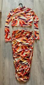 Boohoo zomer set rok met top maat 42, Ophalen of Verzenden, Zo goed als nieuw, Maat 42/44 (L), Overige typen