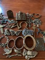 Groot lot grafsteen ornamenten/ o.a. brons, Overige merken, Overige materialen, Ophalen of Verzenden, Zo goed als nieuw