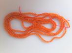 Agaat kraaltje mini oranje tint circa 2.1 mm, Ophalen, Nieuw, Kraal