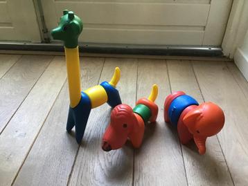 Tupperware vintage Zoo it yourself dierenspeelgoed 1966 beschikbaar voor biedingen