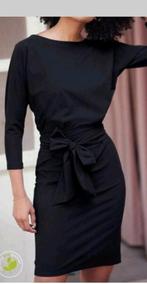 Mooi zgan jurkje mt l caroline ladress la dress zwart, Verzenden, Zwart, Maat 42/44 (L), Zo goed als nieuw